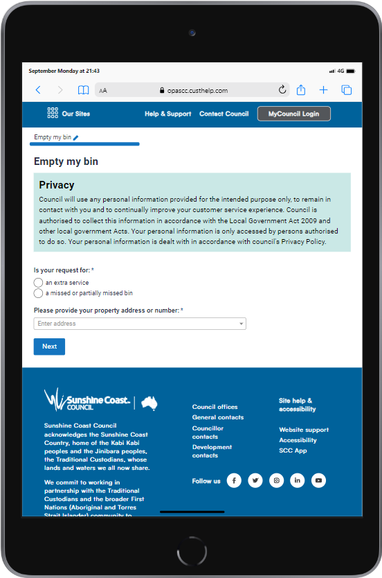 CEMP screen shot